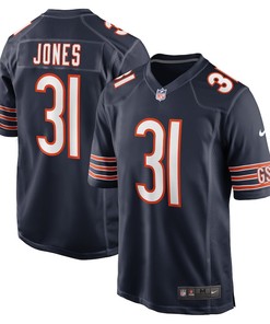 Jaylon Jones Chicago Bears Game Player Jersey - Navy