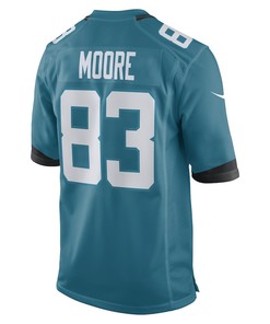 Jaylon Moore Jacksonville Jaguars Game Player Jersey - Teal