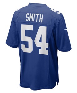 Jaylon Smith 54 New York Giants Home Game Player Jersey - Royal