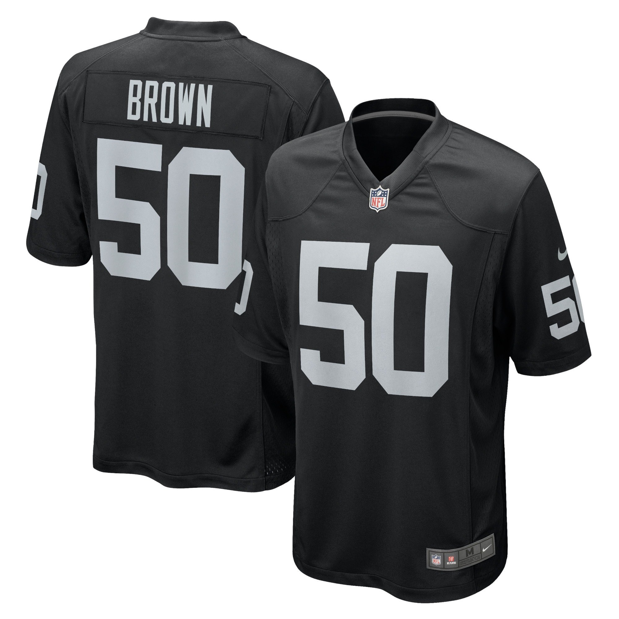 Jayon Brown Las Vegas Raiders Game Jersey - Black Nfl