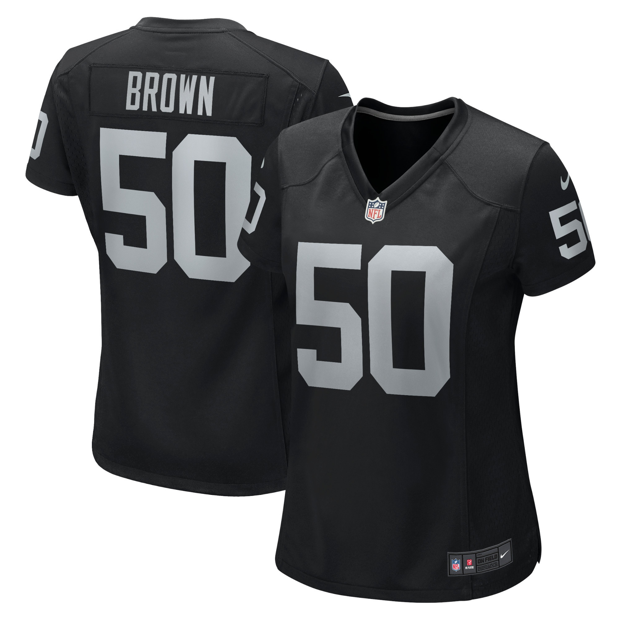 Jayon Brown Las Vegas Raiders Womens Game Jersey - Black Nfl