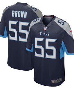 Jayon Brown Tennessee Titans Game Jersey - Navy Nfl