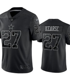 Jayron Kearse 27 Dallas Cowboys Black Reflective Limited Jersey - Men