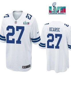 Jayron Kearse 27 Dallas Cowboys Super Bowl LVII Super Bowl LVII White Men Game Jersey