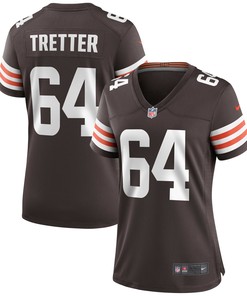 J.c. Tretter Cleveland Browns Womens Game Jersey - Brown Nfl