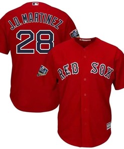 J.d. Martinez Boston Red Sox 2018 World Series Cool Base Player Jersey - Scarlet