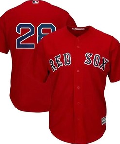 J.d. Martinez Boston Red Sox Alternate Official Cool Base Player Jersey - Scarlet Color