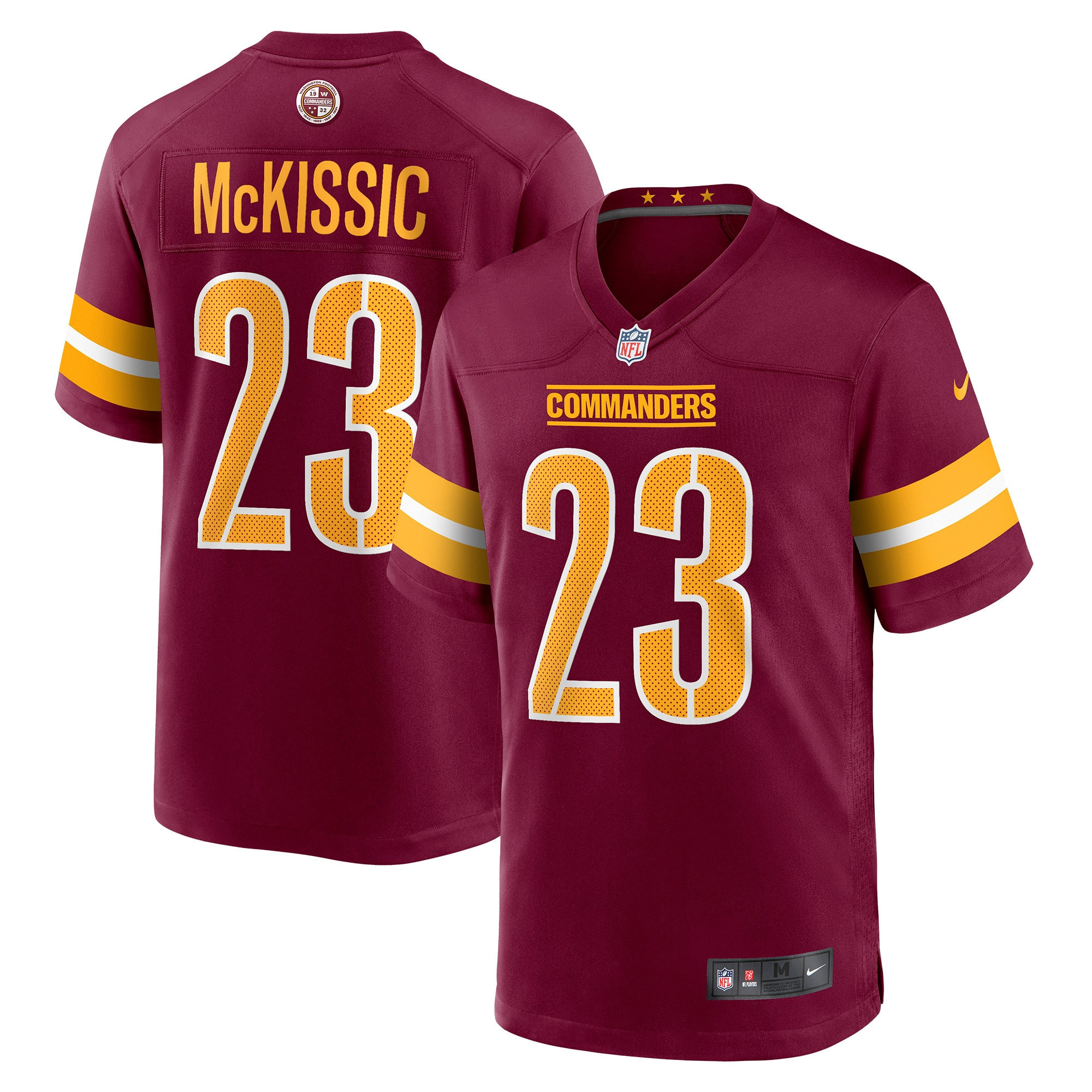 J.d. Mckissic Washington Commanders Game Jersey - Burgundy Nfl