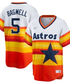 Jeff Bagwell Houston Astros Home Cooperstown Collection Player Jersey - White Mlb