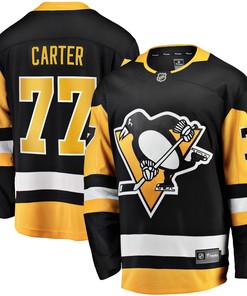 Jeff Carter Pittsburgh Penguins Fanatics Branded 2017/18 Home Breakaway Replica Jersey - Black Nhl