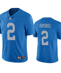 Jeff Driskel Detroit Lions Blue Vapor Limited Jersey