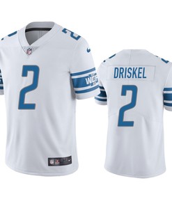 Jeff Driskel Detroit Lions White Vapor Limited Jersey