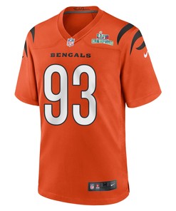 Jeff Gunter 93 Cincinnati Bengals Super Bowl LVII Champions Men Alternate Game Jersey - Orange
