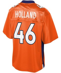 Jeff Holland Denver Broncos Nfl Pro Line Player Jersey - Orange