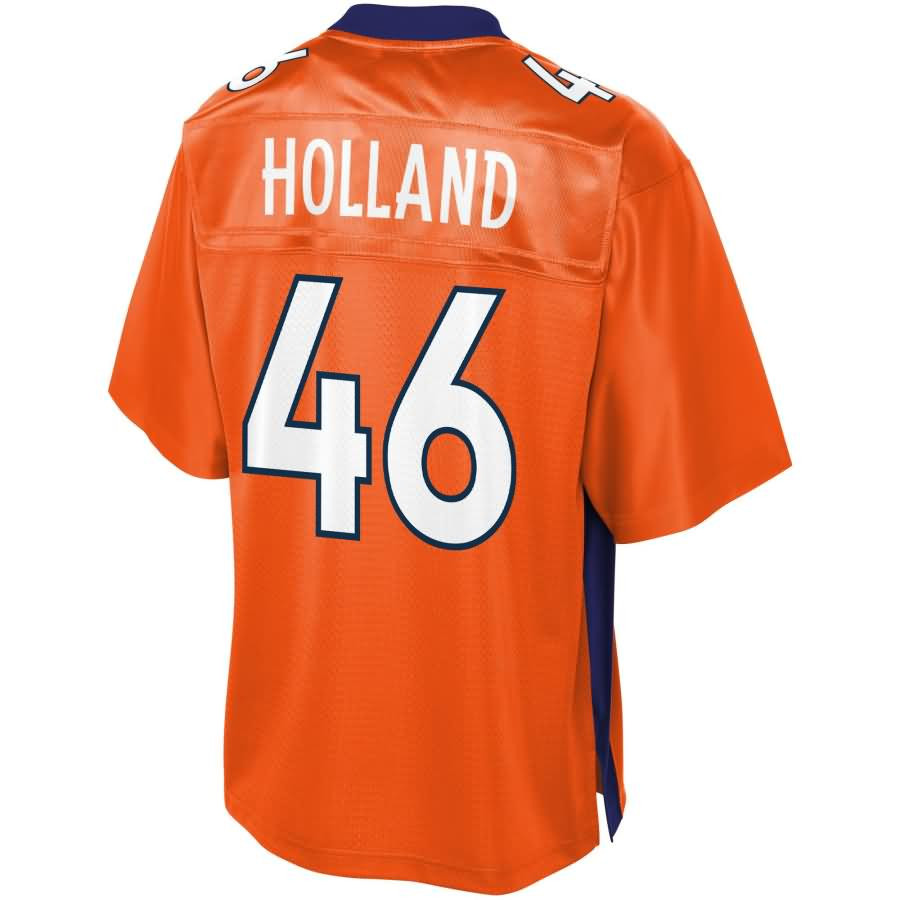 Jeff Holland Denver Broncos Nfl Pro Line Player Jersey - Orange