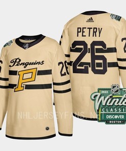 Jeff Petry 26 Pittsburgh Penguins 2023 Winter Classic Cream Jersey