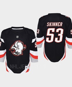 Jeff Skinner 53 Buffalo Sabres 2022-23 Goathead Third Player Youth Jersey Black