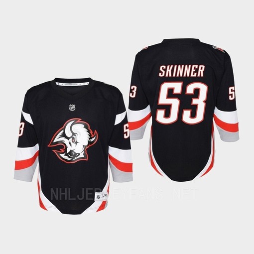 Jeff Skinner 53 Buffalo Sabres 2022-23 Goathead Third Player Youth Jersey Black