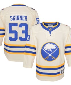 Jeff Skinner Buffalo Sabres Youth 2022 Nhl Heritage Classic Premier Player Jersey - Cream