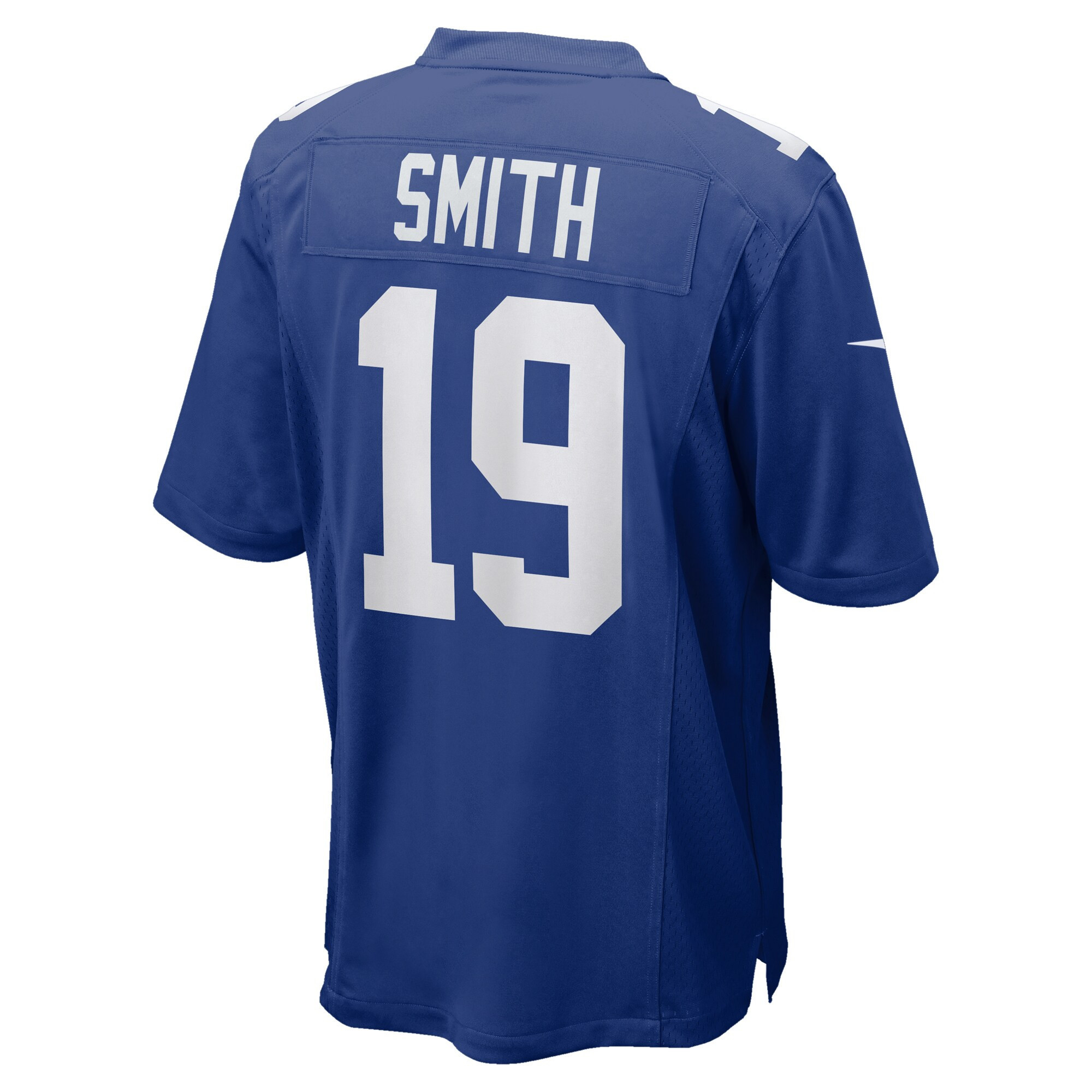 Jeff Smith 19 New York Giants Men Game Jersey - Royal