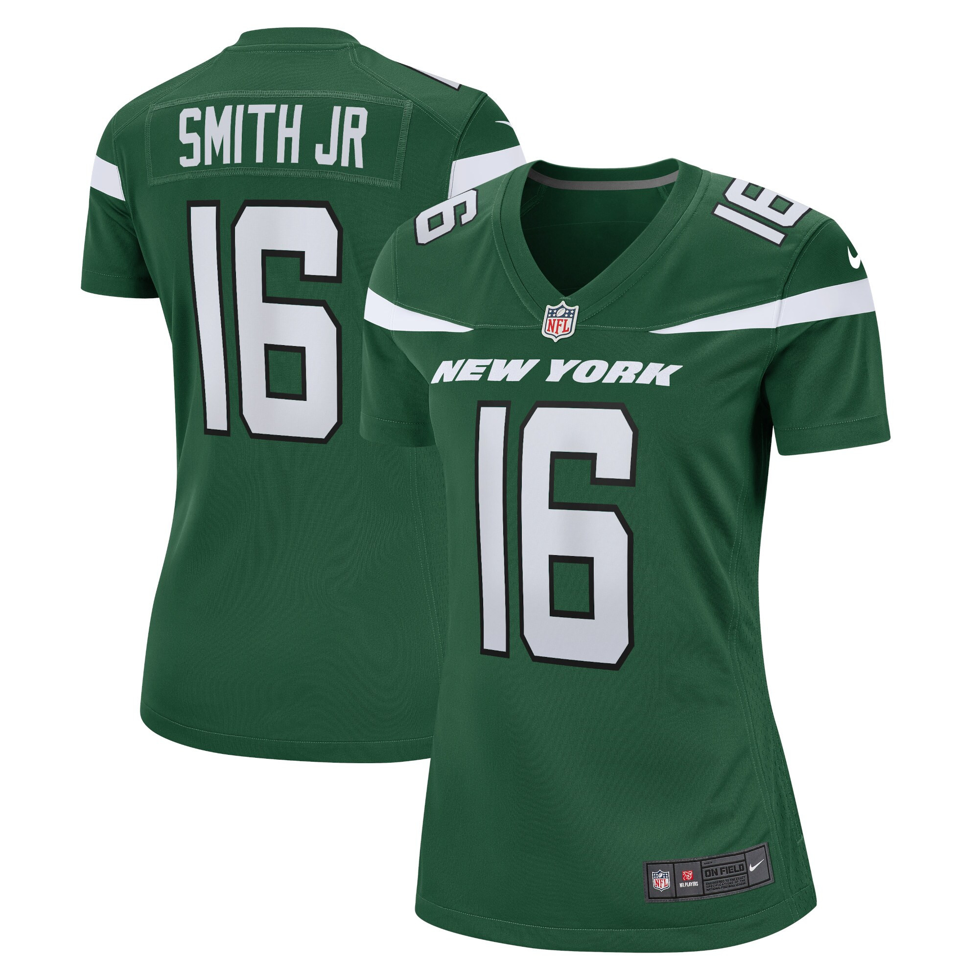Jeff Smith New York Jets Womens Player Game Jersey - Gotham Green Nfl