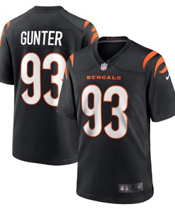 Jeffrey Gunter Cincinnati Bengals Game Player Jersey - Black Nfl