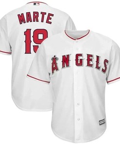 Jefry Marté Los Angeles Angels Home Cool Base Player Jersey - White