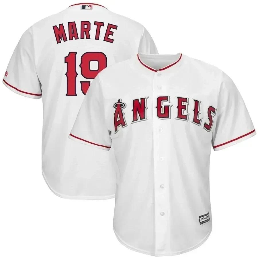 Jefry Marté Los Angeles Angels Home Cool Base Player Jersey - White