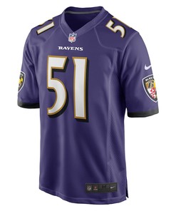 Jeremiah Moon Baltimore Ravens Player Game Jersey - Purple