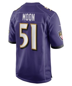 Jeremiah Moon Baltimore Ravens Player Game Jersey - Purple