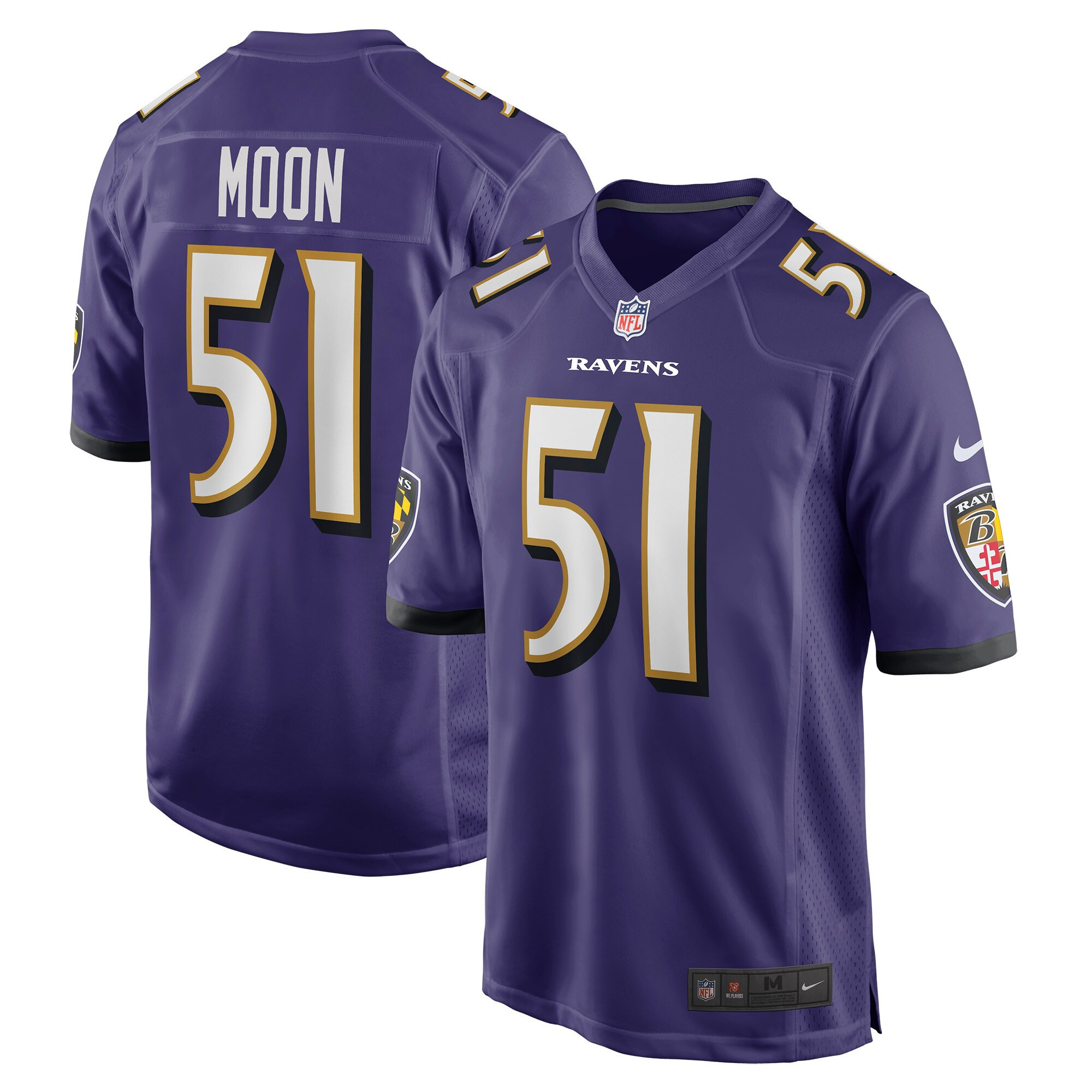 Jeremiah Moon Baltimore Ravens Player Game Jersey - Purple Nfl