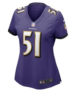 Jeremiah Moon Baltimore Ravens Women's Player Game Jersey - Purple