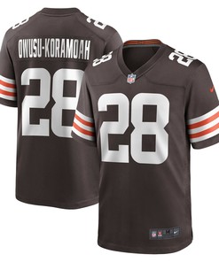 Jeremiah Owusu-koramoah Cleveland Browns Game Jersey - Brown Nfl