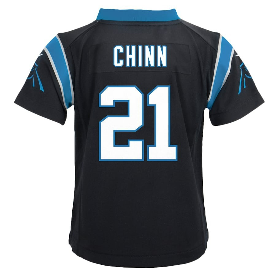Jeremy Chinn 21 Carolina Panthers Game Jersey - Youth Black