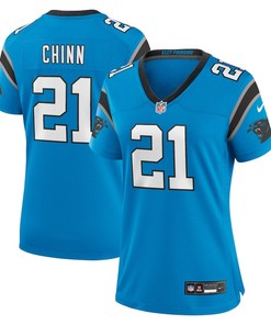 Jeremy Chinn 21 Carolina Panthers Women's Alternate Game Jersey - Blue
