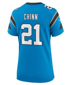 Jeremy Chinn 21 Carolina Panthers Women's Alternate Game Jersey - Blue