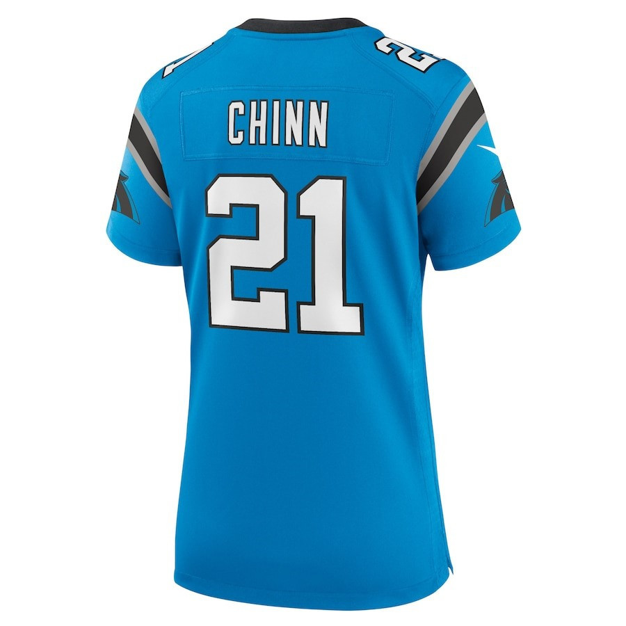 Jeremy Chinn 21 Carolina Panthers Women's Alternate Game Jersey - Blue