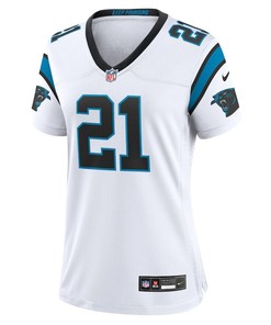Jeremy Chinn 21 Carolina Panthers Women's Game Jersey - White