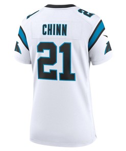 Jeremy Chinn 21 Carolina Panthers Women's Game Jersey - White