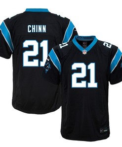 Jeremy Chinn 21 Carolina Panthers Youth Game Jersey - Black