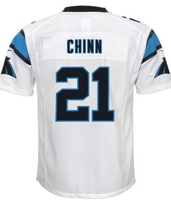Jeremy Chinn 21 Carolina Panthers Youth Game Jersey - White