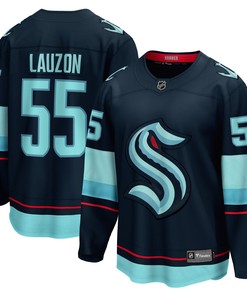 Jeremy Lauzon Seattle Kraken Fanatics Branded Home Breakaway Player Jersey - Deep Sea Blue Nhl