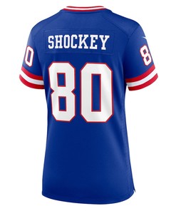 Jeremy Shockey New York Giants Women's Classic Retired Player Game Jersey - Royal