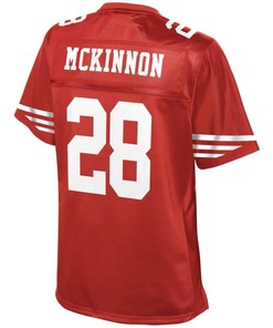 Jerick Mckinnon San Francisco 49ers Nfl Pro Line Womens Team Color Player Jersey - Scarlet