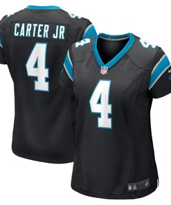 Jermaine Carter Carolina Panthers Womens Game Player Jersey - Black Nfl