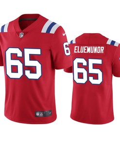 Jermaine Eluemunor New England Patriots Red Vapor Limited Jersey