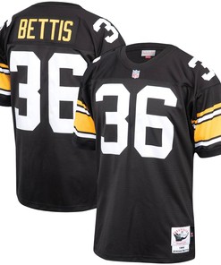 Jerome Bettis Pittsburgh Steelers Mitchell And Ness 1996 Authentic Throwback Retired Player Jersey Black Nfl