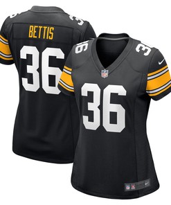 Jerome Bettis Pittsburgh Steelers Womens Retired Player Jersey - Black Nfl