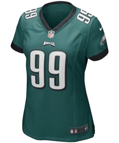 Jerome Brown 99 Philadelphia Eagles Women's Game Retired Player Jersey - Midnight Green