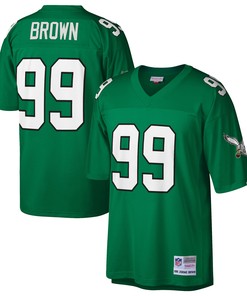 Jerome Brown Philadelphia Eagles Mitchell & Ness Retired Player Legacy Replica Jersey - Midnight Green Nfl